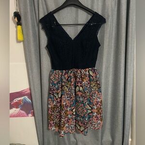 Xhilaration Butterfly Lace Dress